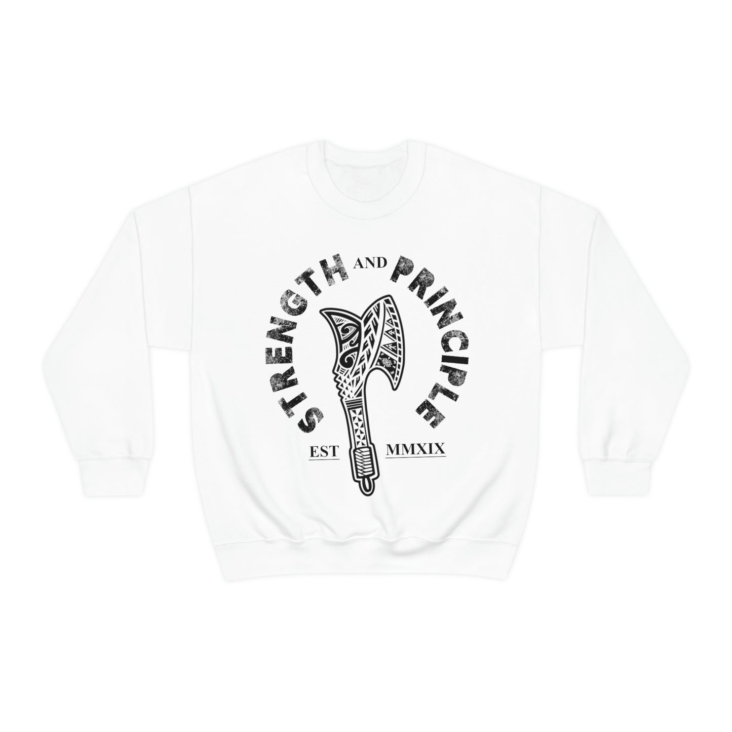 Unisex Strength & Principle Crewneck